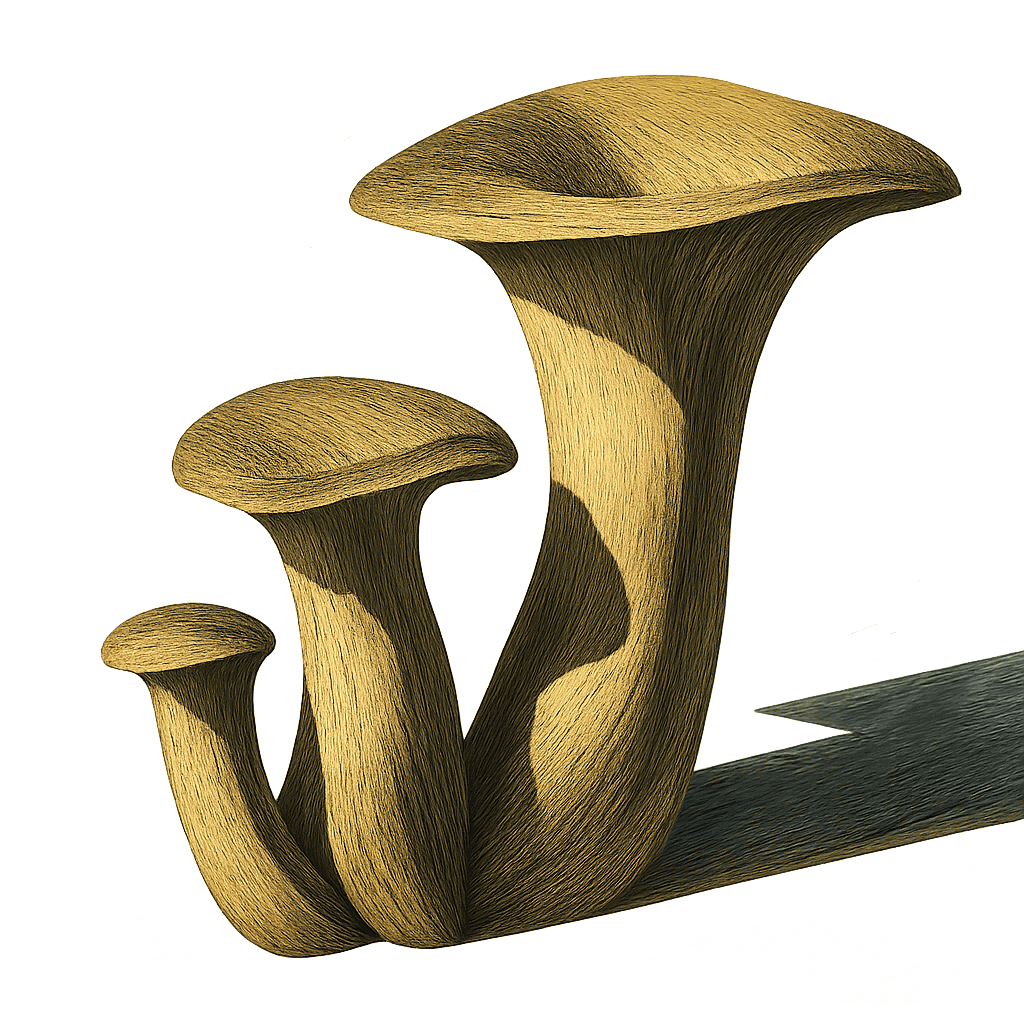 Trumpet mushroom